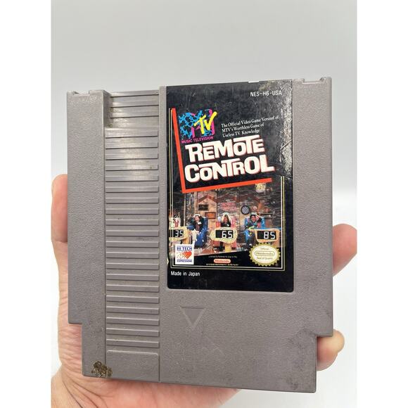 MTV Remote Control Nintendo NES 1990 Working Game Cartridge - Picture 5 of 5